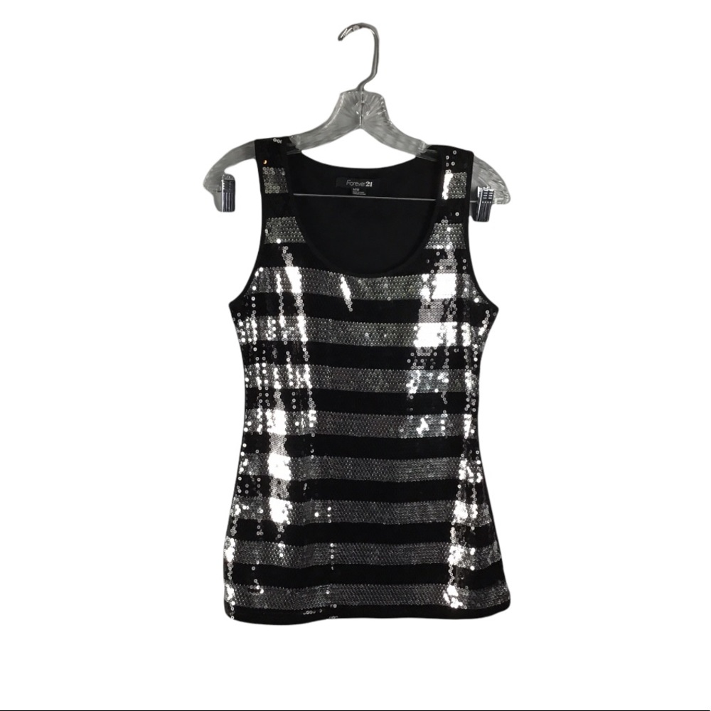 Women’s Sequins Tank Top Size M